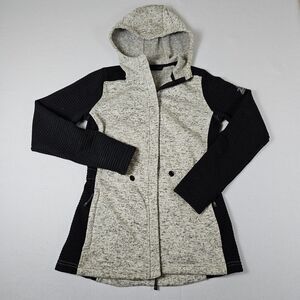 ZeroXposur Hoodie Womens M Sweatshirt Sweater Jacket Outdoor Layer Gray Black